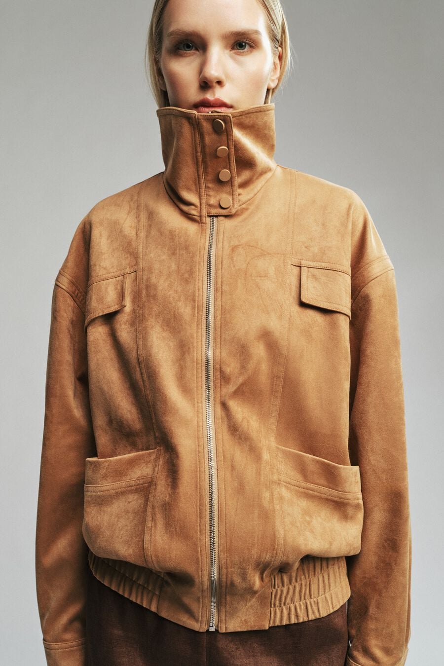 Regina Faux Suede Jacket
