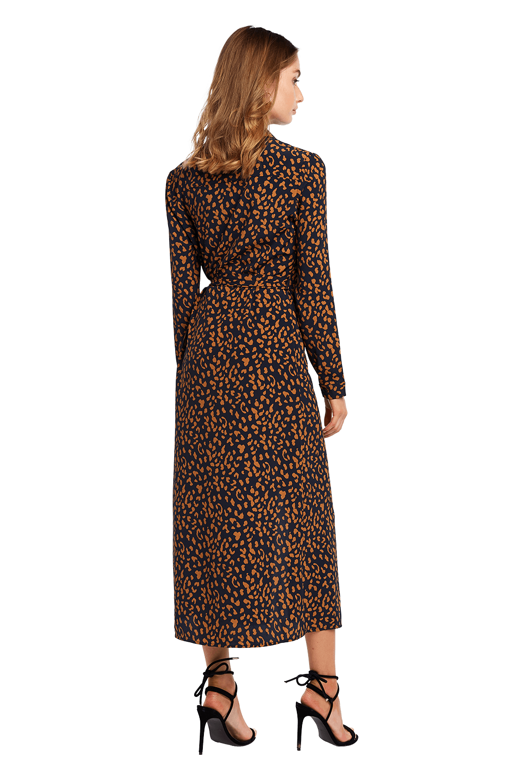 bardot leopard shirt dress