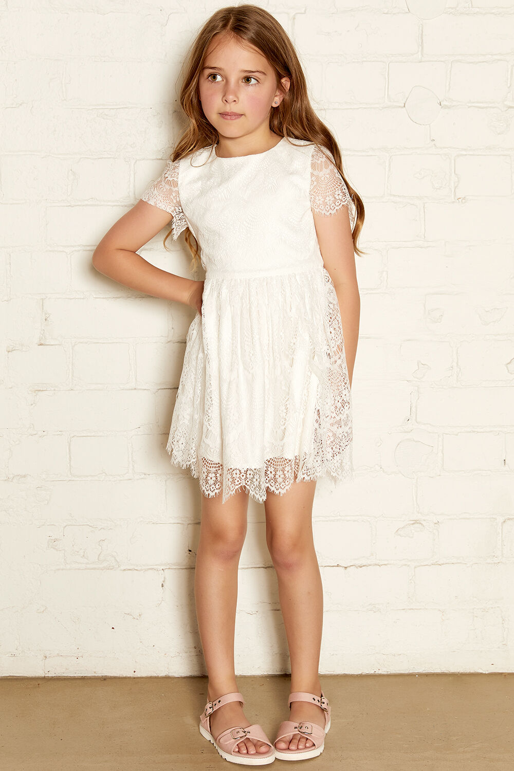 Margot Lace Dress Junior Girls 27 Dresses Bardot Junior