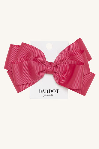 GROSGRAIN BOW in colour PINK CARNATION