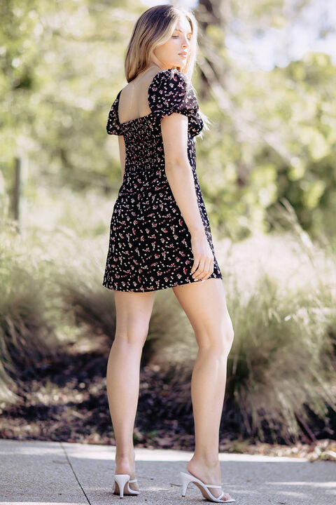 JUNIPER MINI DRESS in colour METEORITE