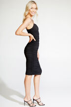 NAOMI DRESS in colour CAVIAR