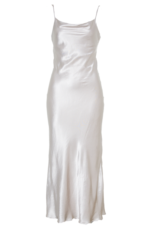 Trina Slip Dress in Oyster | Bardot