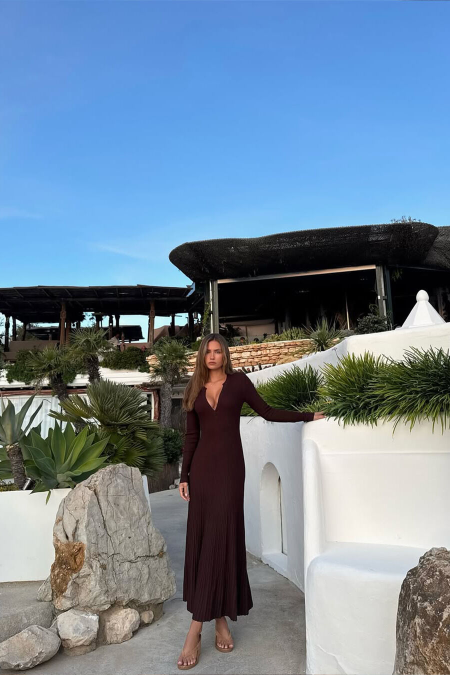 Hattie Knit Midi Dress