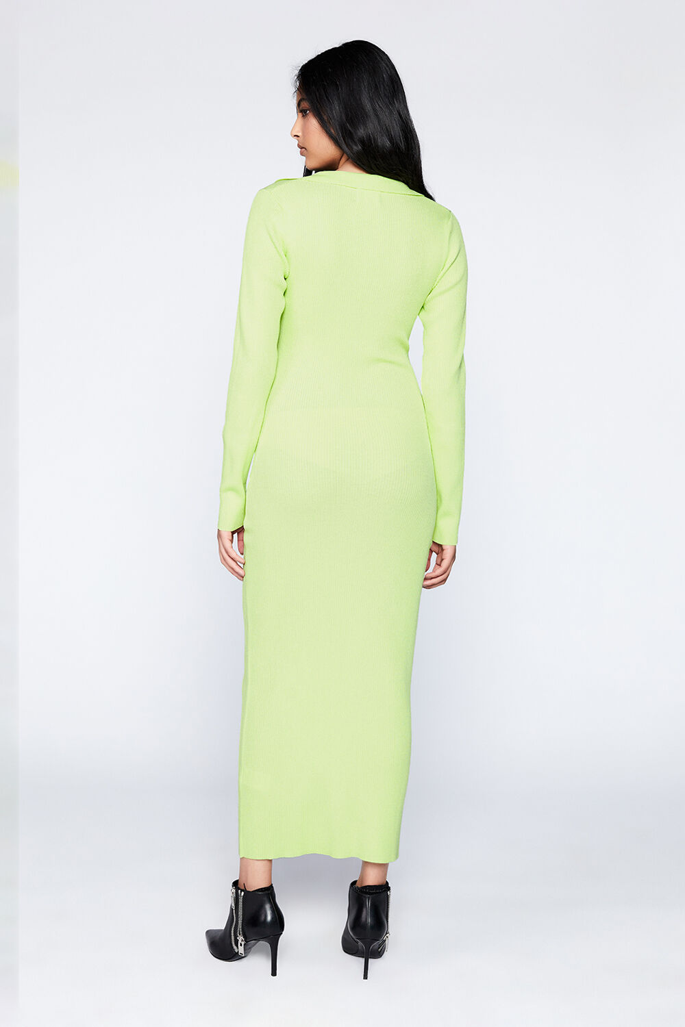 Rosario Knit Dress in Lime | Bardot