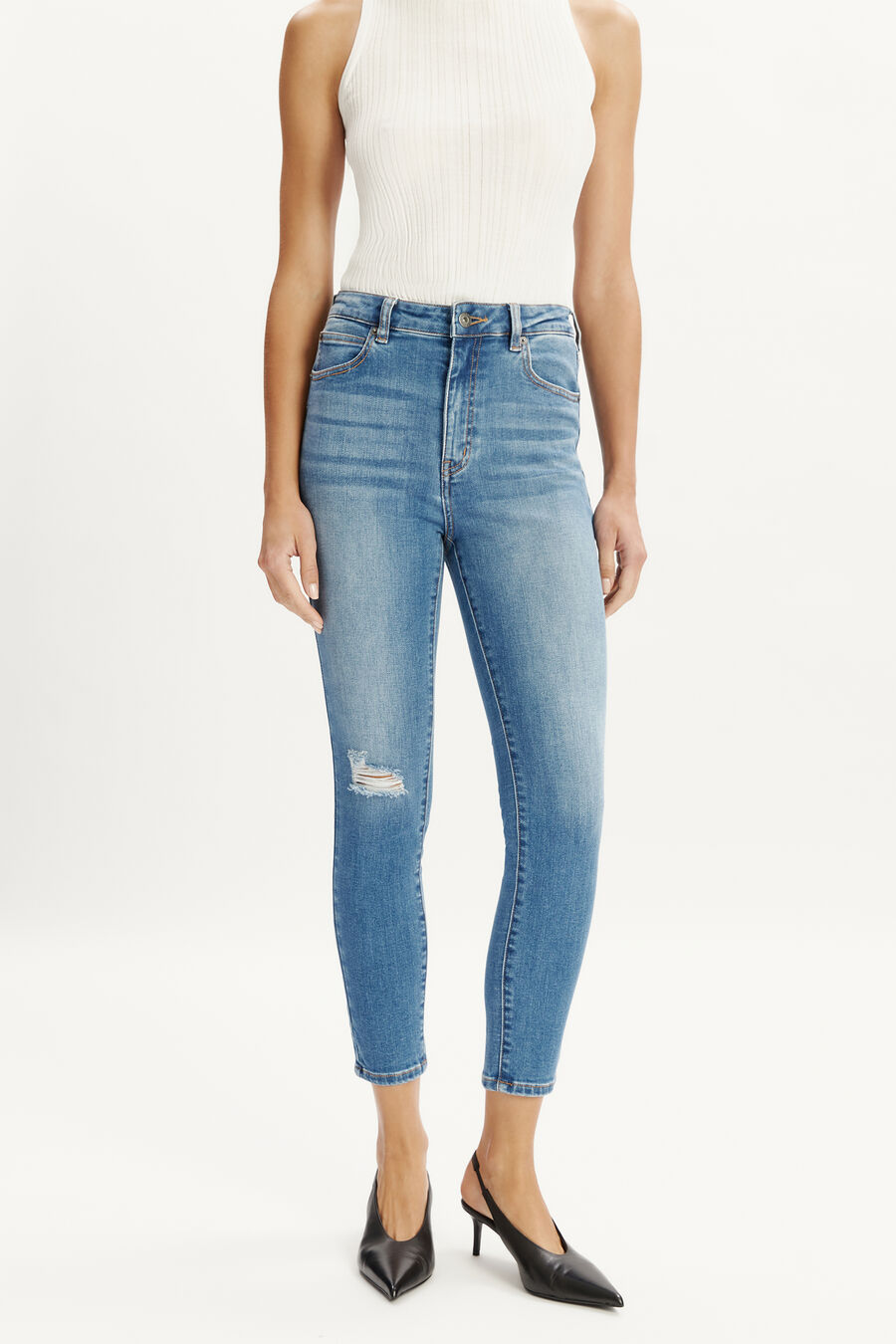 Khloe Hi Crop Jeans Ⅱ