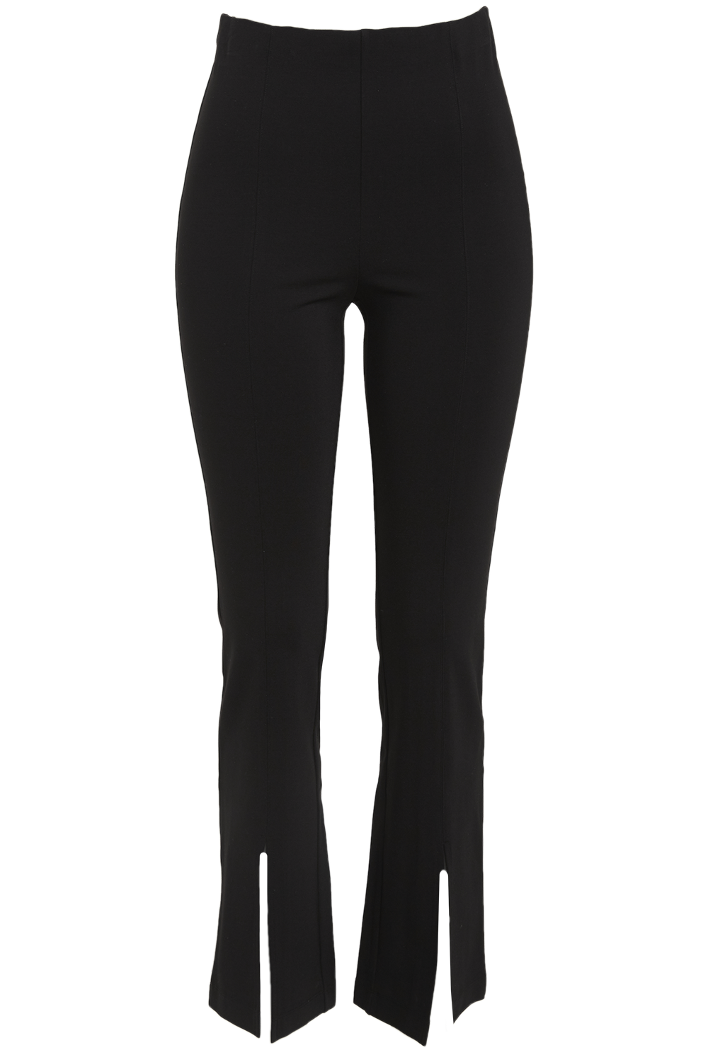 Femme Luxe slit front pants in black | ASOS