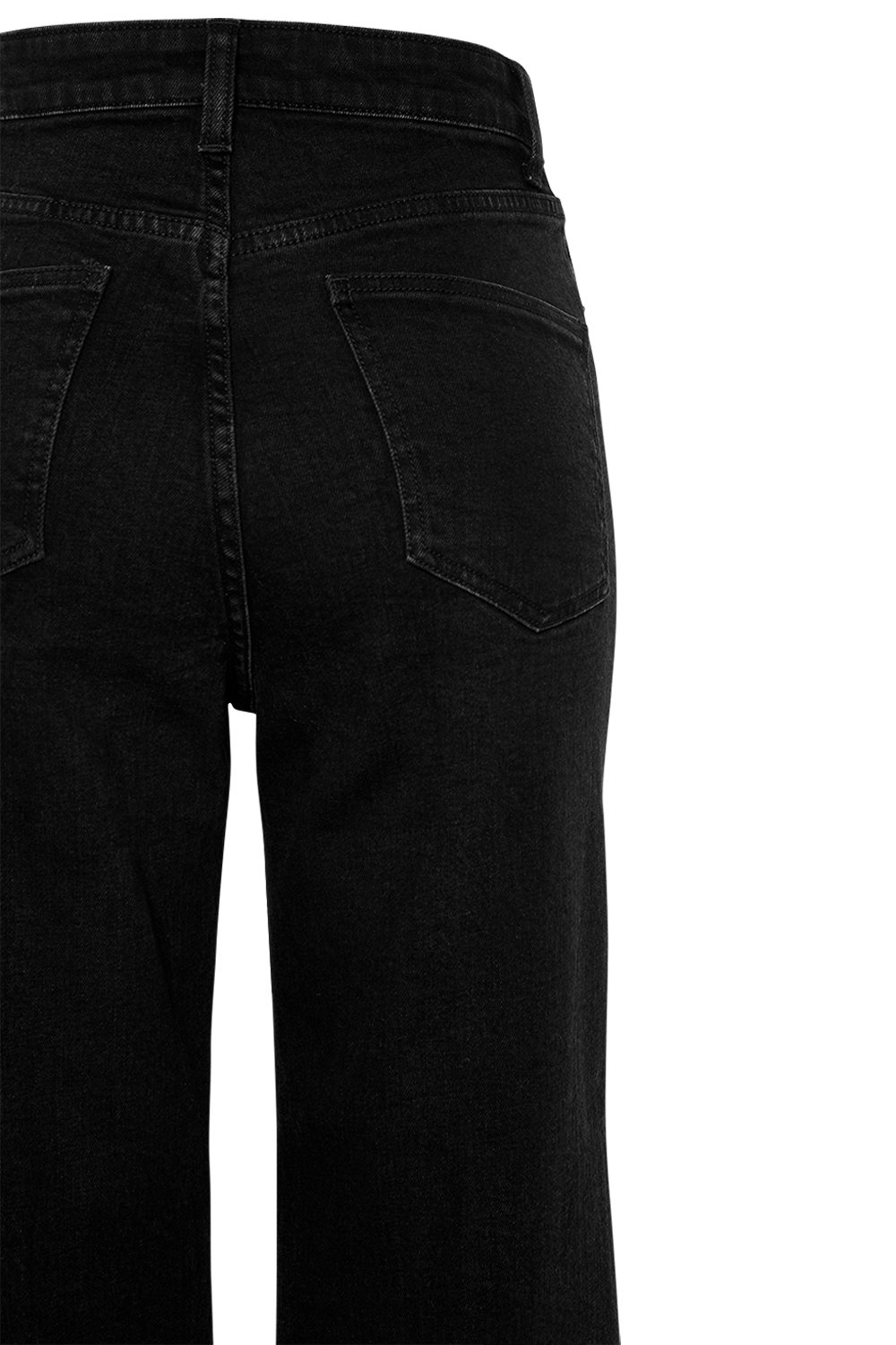 LORA WIDE LEG JEAN in colour CAVIAR