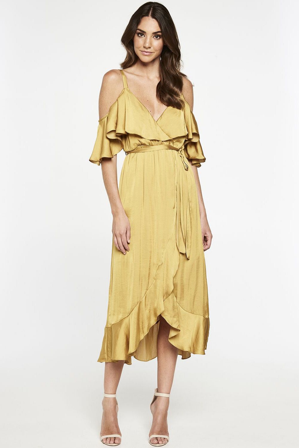 Bardot bea cold shoulder dress clearance