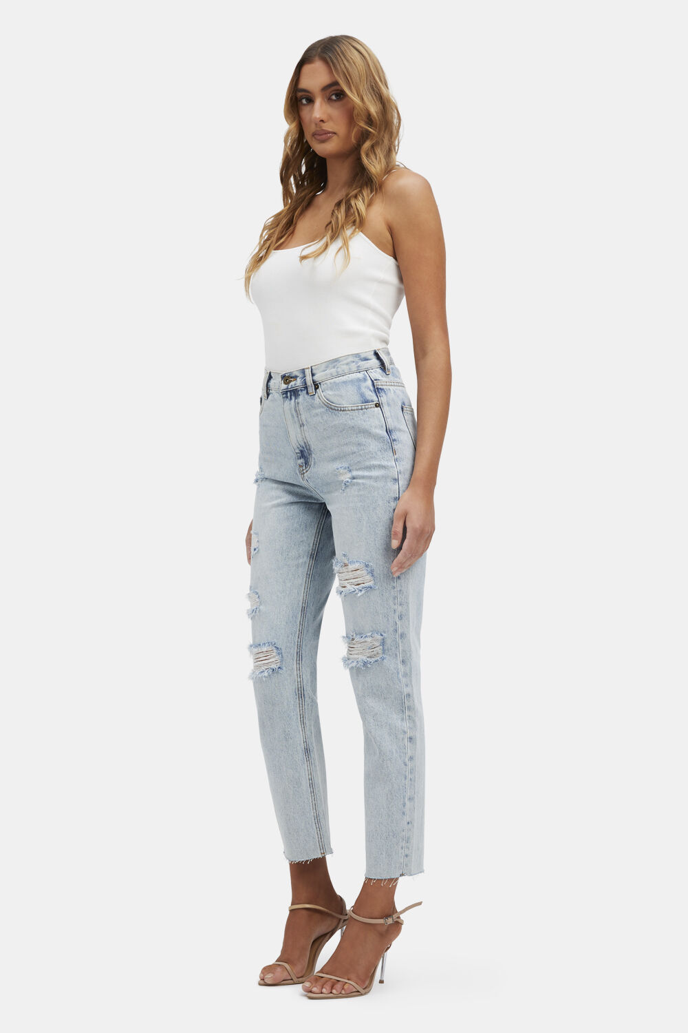 CARA STRAIGHT LEG JEAN in colour TRUE NAVY