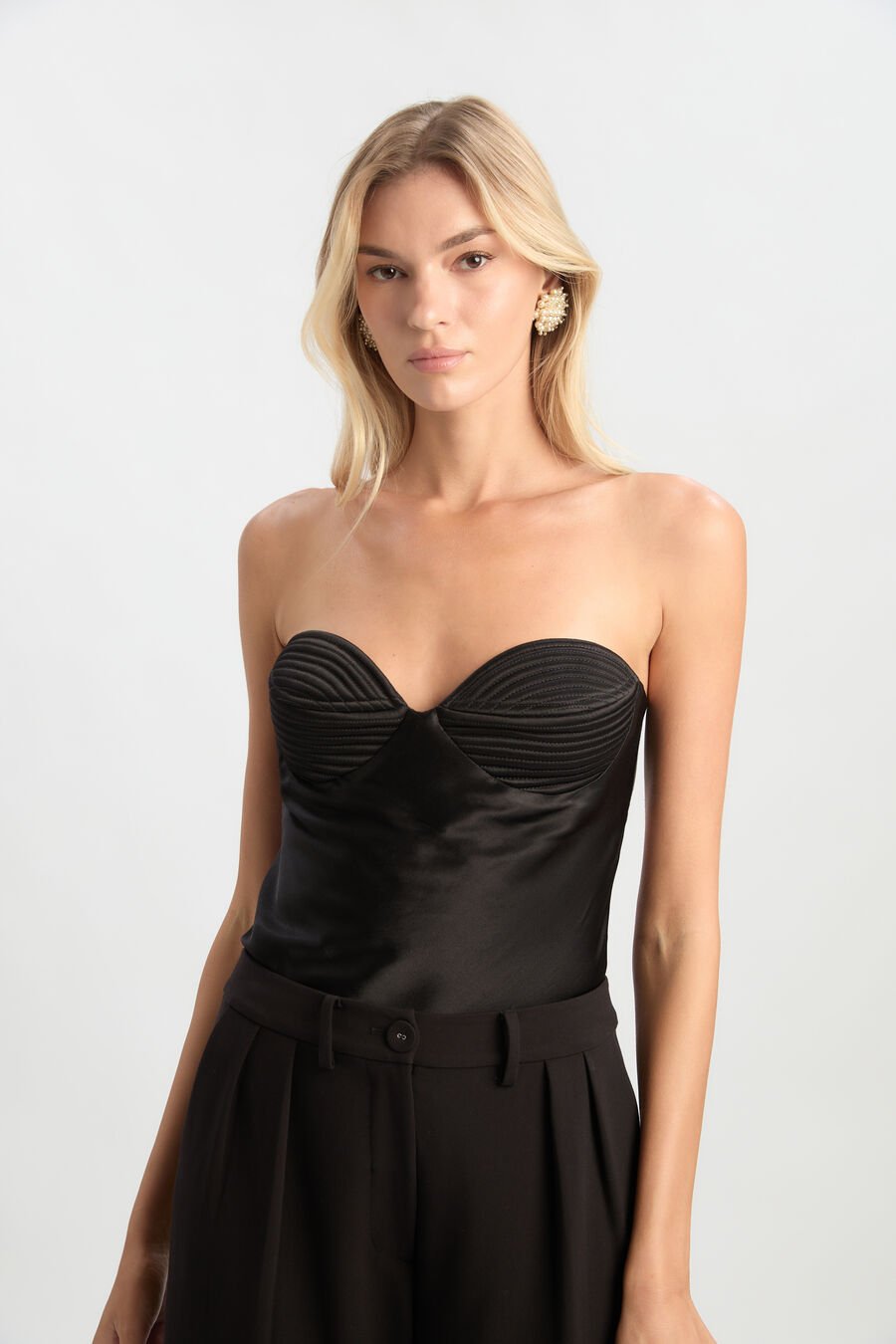 Sloane Satin Detail Pant