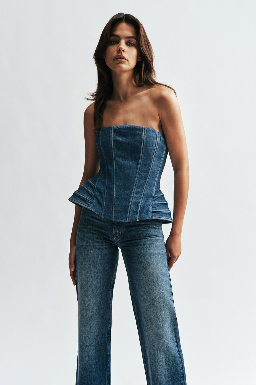 030 Denim Bustier