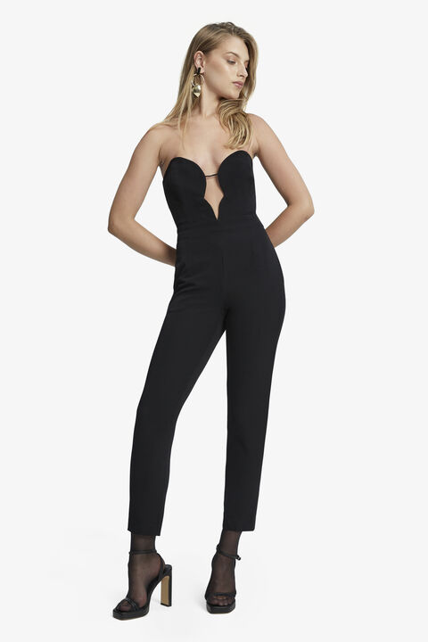 ELENI JUMPSUIT in colour CAVIAR