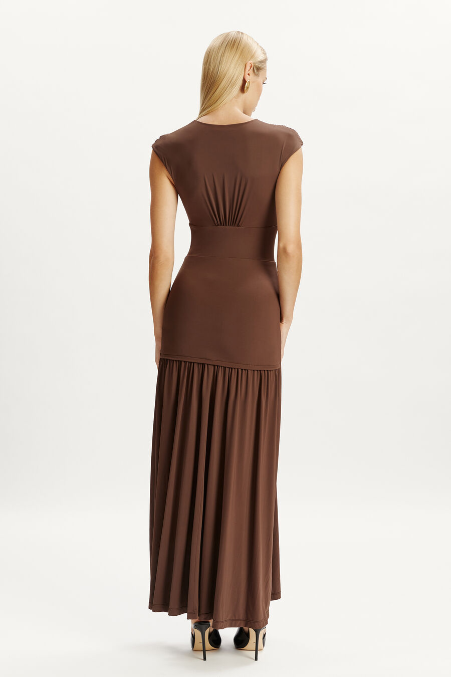 Annaise High Neck Maxi Dress