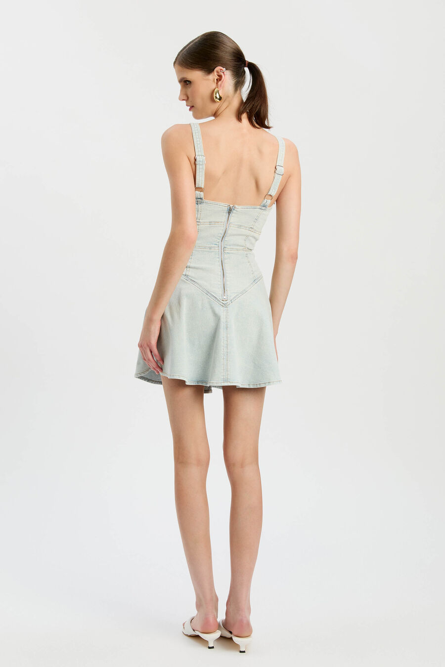 Reyna Denim Mini Dress