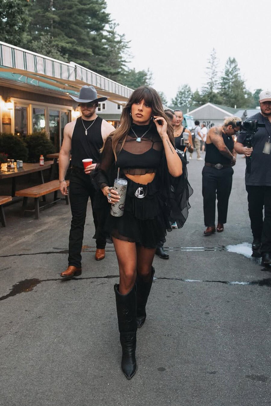 Anyssa Ruffle Mini Dress