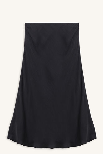 MAYAH BIAS MIDI SKT in colour CAVIAR