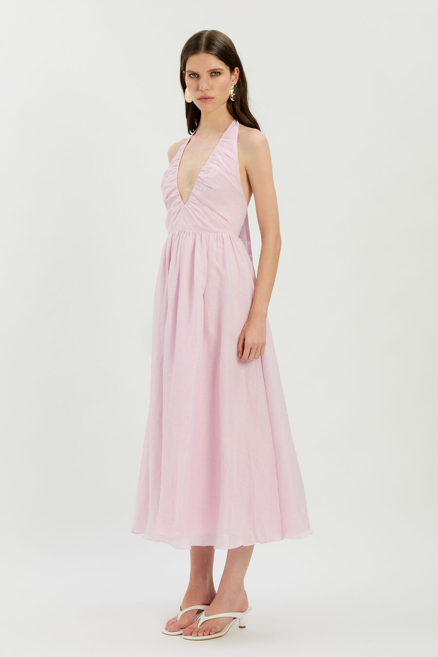 Dorota Halter Neck Midi Dress