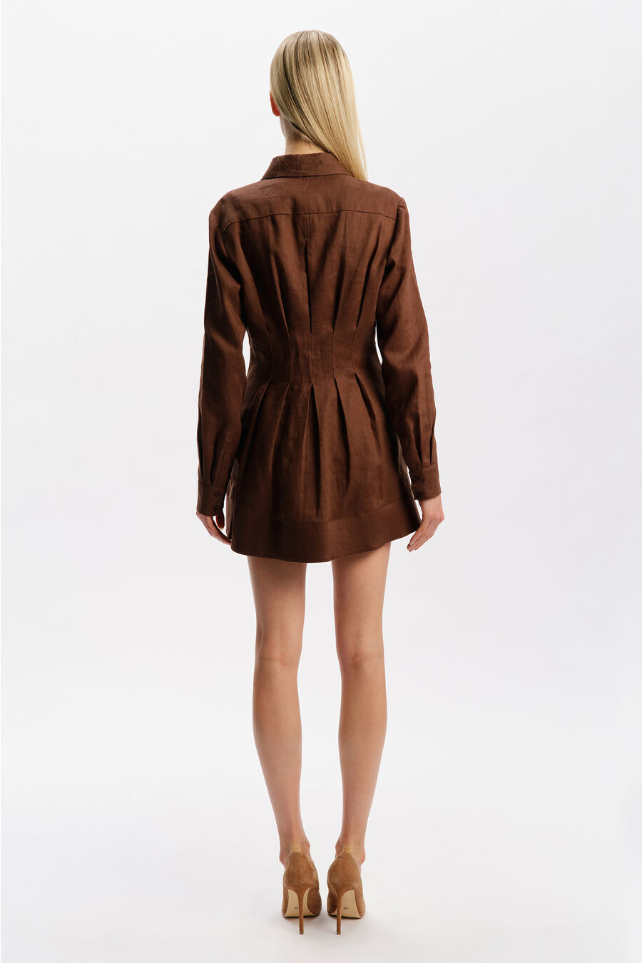 Dianna Linen Shirt Dress