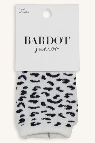 LEOPARD SOCK in colour ANTELOPE