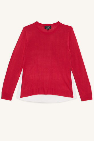 ELORA 2FER KNIT TOP in colour FUCHSIA PURPLE