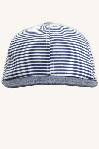 STRIPE TODDLER CAP in colour BLACK IRIS