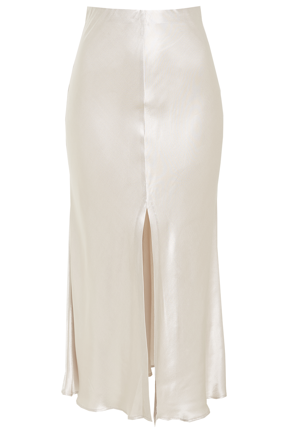 MIDI SLIP SKIRT in colour RAINY DAY