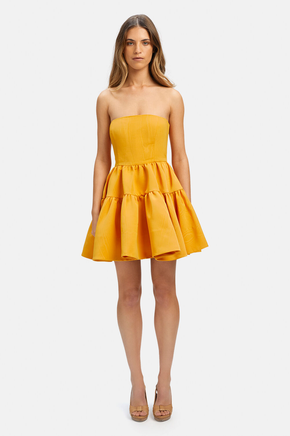 CHARLOTTE MINI DRESS in colour TIGERLILY
