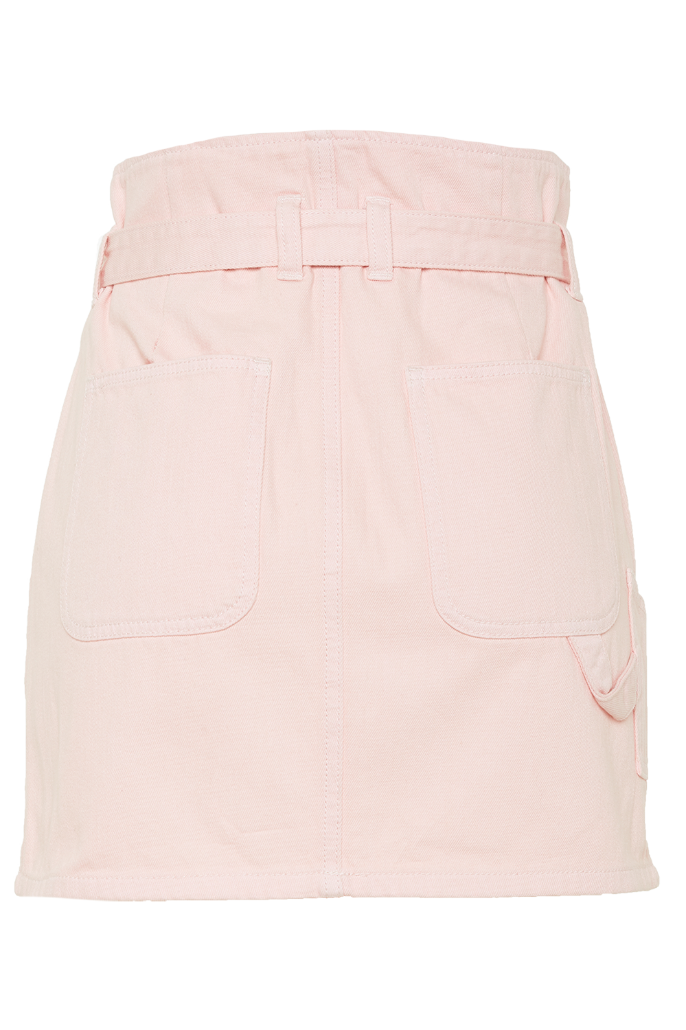 PATCH POCKET DENIM MINI in colour SHRINKING VIOLET