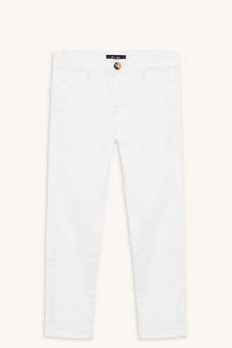 JACK CHINO PANT in colour BRIGHT WHITE