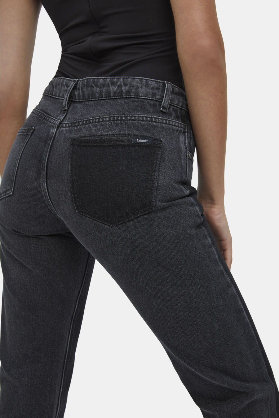 MARLOWE PATCH DENIM JEANS