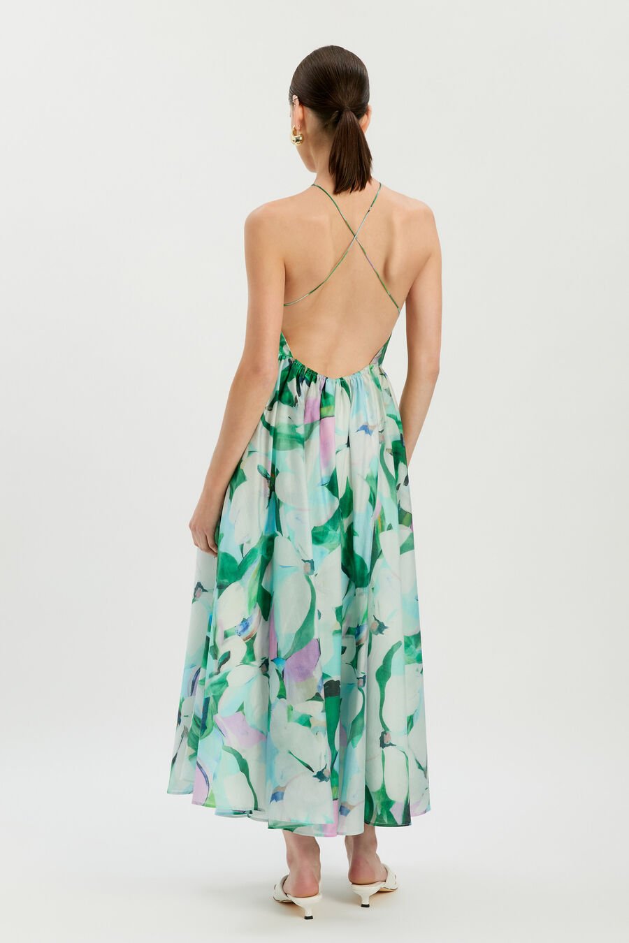 Arletha Halter Maxi Dress
