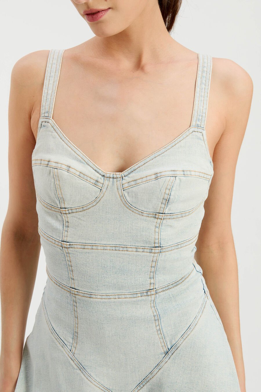 Reyna Denim Mini Dress