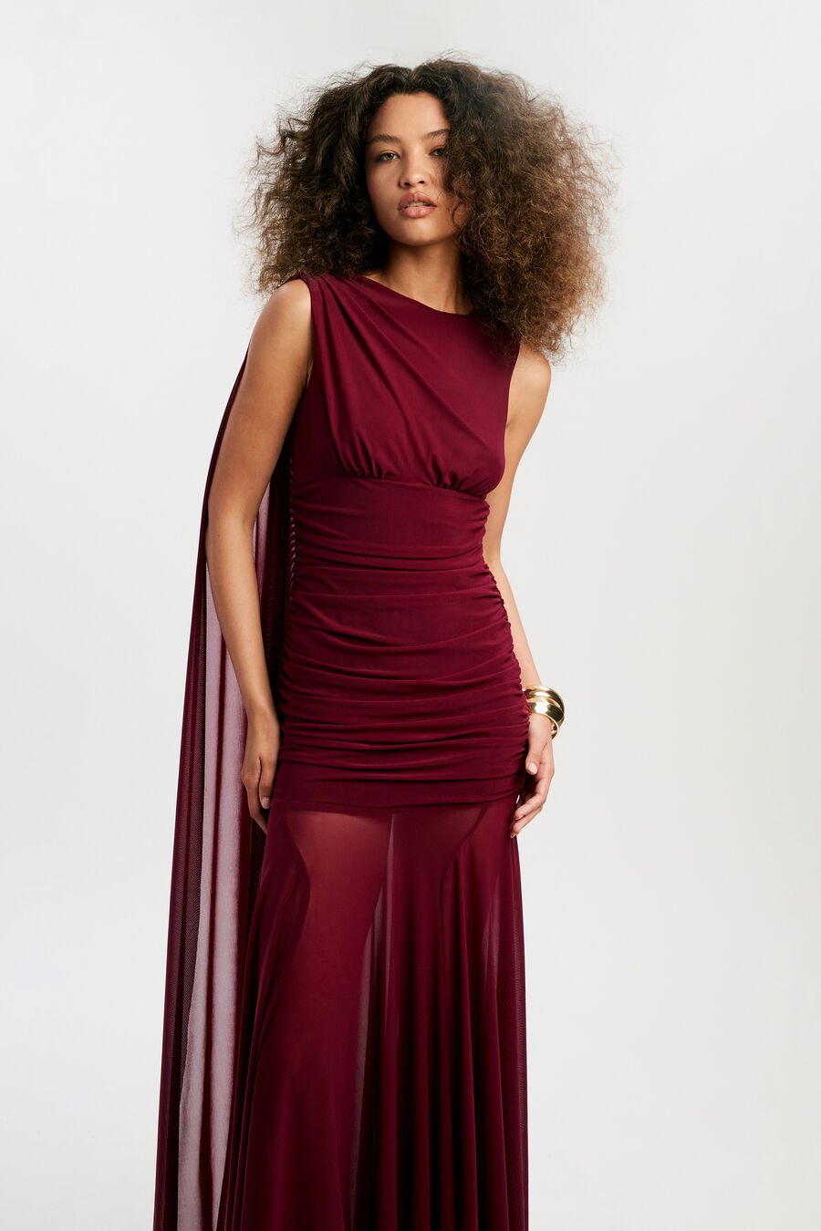 Alverie Mesh Maxi Dress