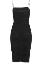 NAOMI DRESS in colour CAVIAR