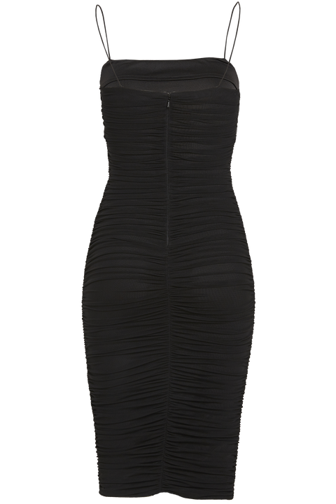 NAOMI DRESS in colour CAVIAR