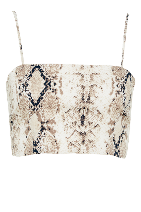SNAKE PRINT CAMI in colour VANILLA ICE
