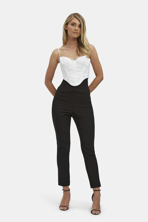 LUMINARY CORSET TOP in colour BRIGHT WHITE