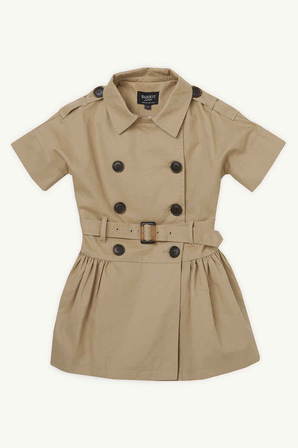 CINDY TRENCH DRESS in colour BEIGE