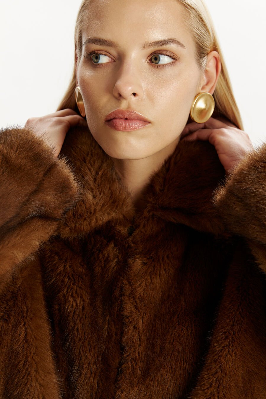 Sylvie Zip Faux Fur Jacket