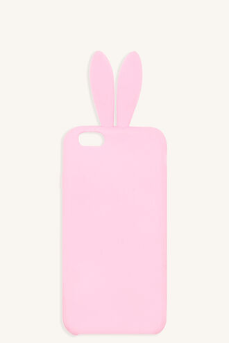 RABBIT PHONE COVER in colour PINK CARNATION