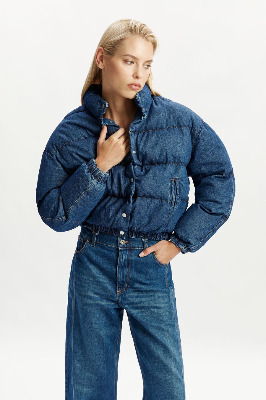 Denim Bomber Jacket