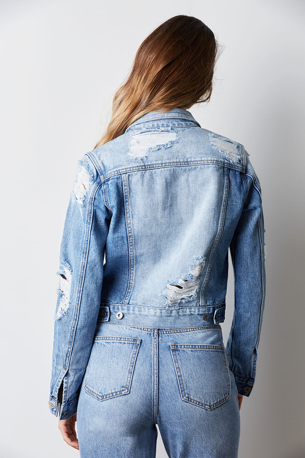 blue colour jeans jacket
