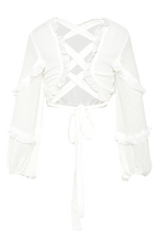 VALENCIA TOP in colour CLOUD DANCER