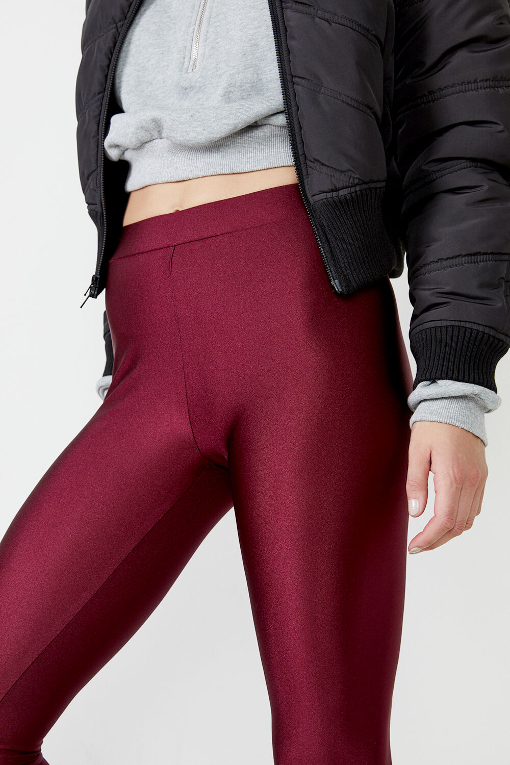 ROLLER LEGGING in colour BURGUNDY