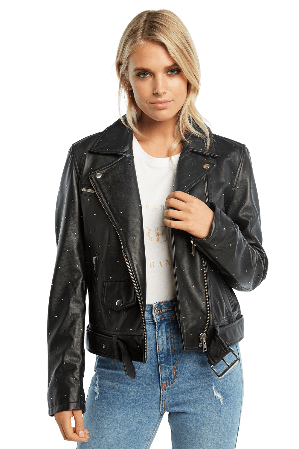 Kira Leather Biker Jacket | Ladies Clothing & Jackets ... (1000 x 1500 Pixel)
