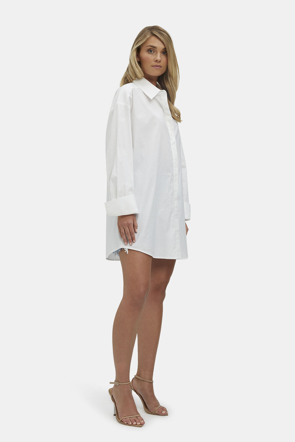 CLASSIC OVERSIZED SHIRT in colour BRIGHT WHITE