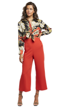 SCARF PRINT SHIRT in colour CAVIAR