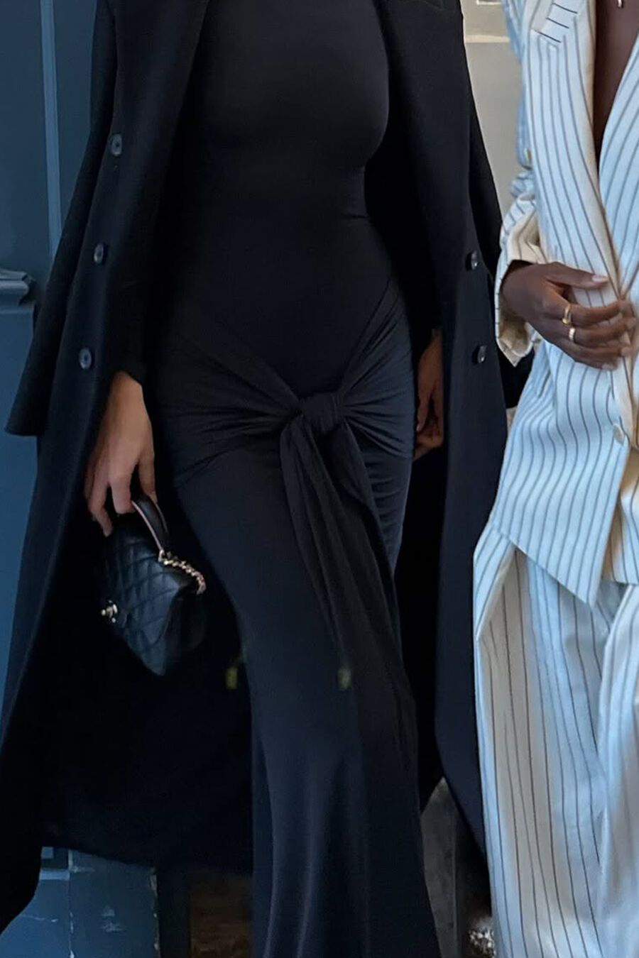 Alix Maxi Tie Front Dress