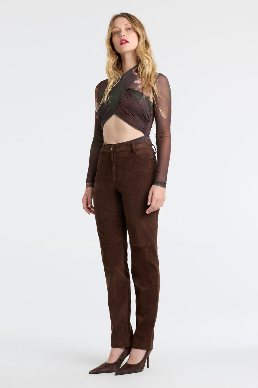 Nia Vegan Suede Pant